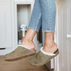 Jenni Kayne Shearling-Lined Moc Laurel Clog Size 38 NWT